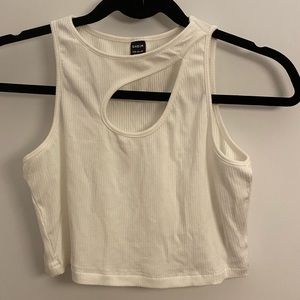 SHEIN keyhole crop top tank